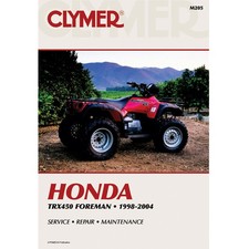 Clymer M205 Service Shop Repair Manual Honda TRX450 Foreman 1998-2004