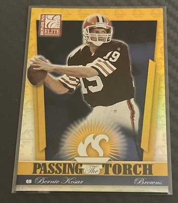 2002 Donruss Elite Passing the Torch Bernie Kosar #PT-7 585/800