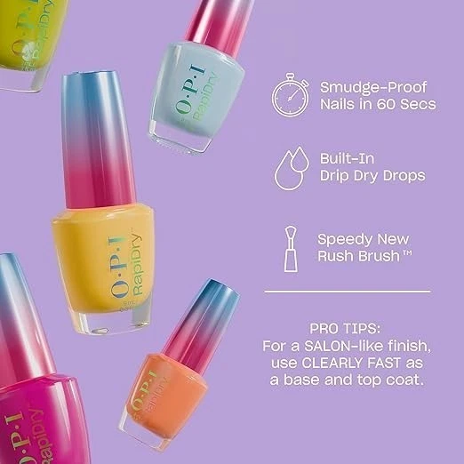 OPI RapiDry | Quick Dry Nagellack | Vegan, Wischfest - Bild 2 von 4