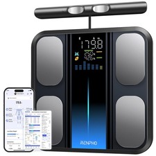 RENPHO Scale for Body Weight and Fat Percentage, Smart Scale with 8 Electrode...