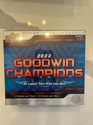 2023 Upper Deck Goodwin Champions Hobby Box Factory Sealed
