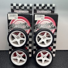 SpeedMax 24mm Racing Slick Tires 5 Spoke Wheels & Inserts Touring Vintage RC