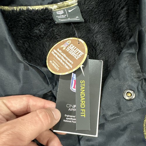 2020 Nike San Francisco 49ers Salute To Service Jacket Sherpa Lined NWT Size XL - Picture 8 of 10
