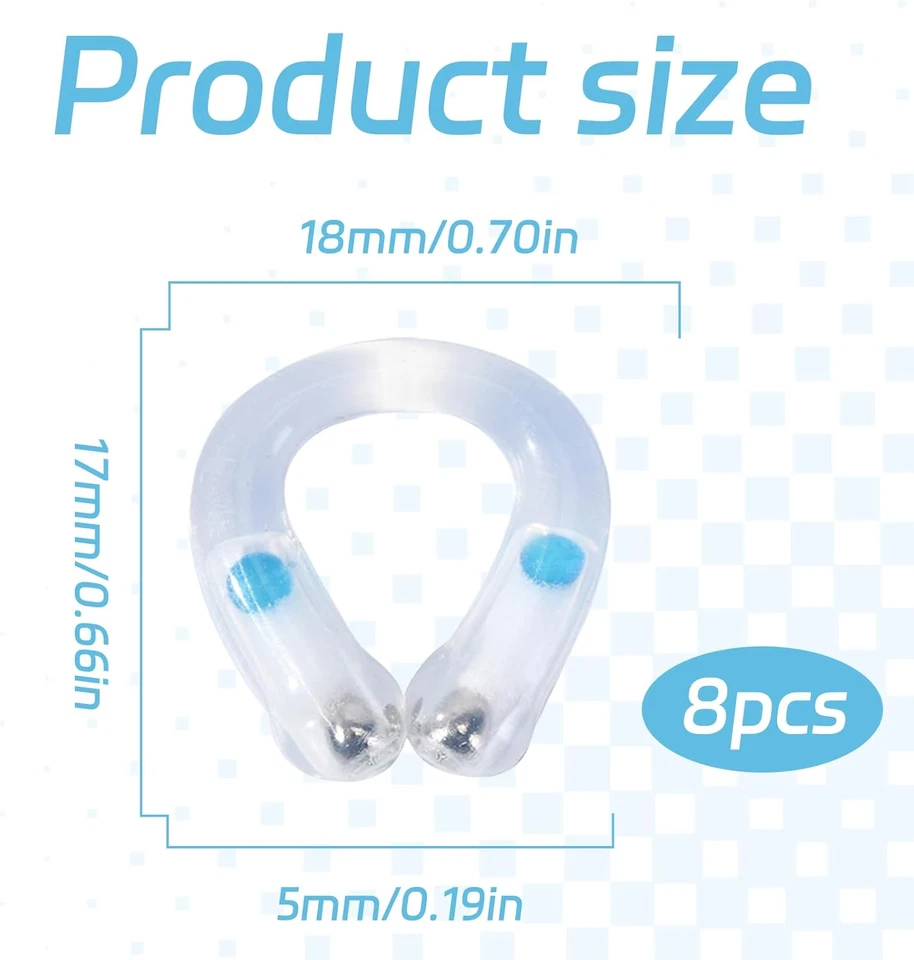 8 PCS Schnarchstopper Premium Magnetische Nasenpflaster Anti Schnarch - Bild 2 von 4