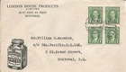 Canada London House Products Coffee Advertising FDC front only  Sc 231