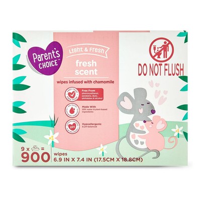 Parent's Choice Fresh Scent Baby Wipes