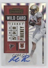 2020 Panini Contenders Rookie Wild Card Ticket Jared Pinkney #284 Auto 0rm6. rookie card picture
