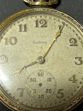 Illinois Springfield Watch Co Pocket Watch 19 Jewels 3977470