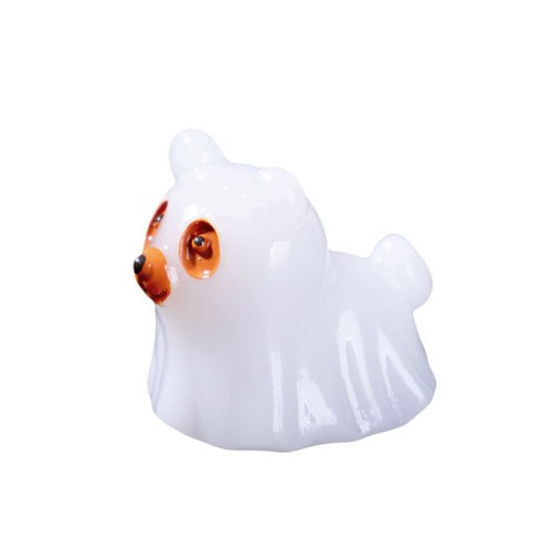 Halloween Decorations Dog Desktop Ornament Glow In The Dark Resin Figurine Pet - Picture 13 of 36