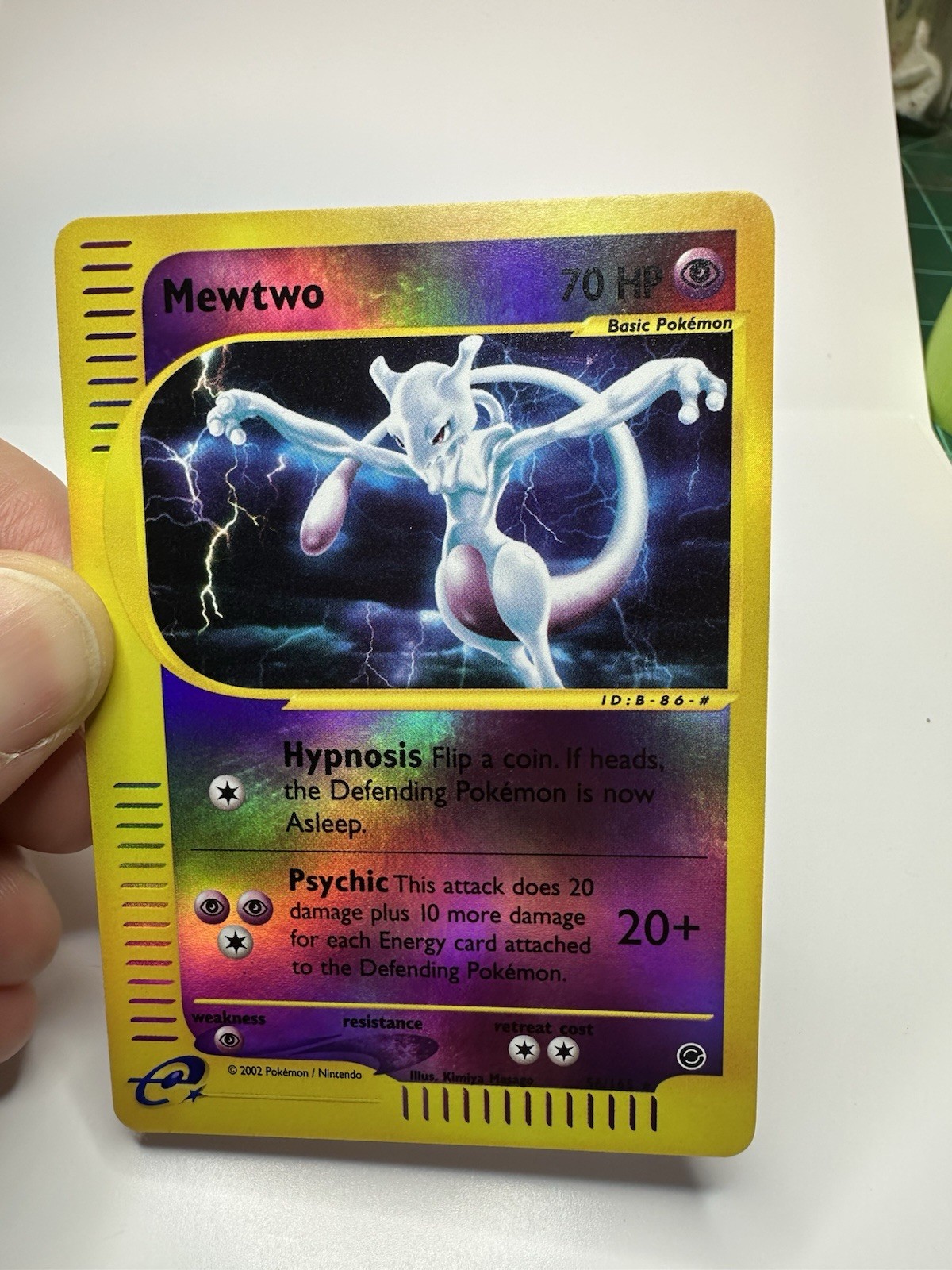 Mewtwo Expedition Holo Rare Reverse Vintage Nintendo WOTC Pokémon 56/165 MINT