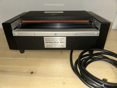 Jackson Hirsch Card Guard 6200 Laminator Hot Cold Laminating