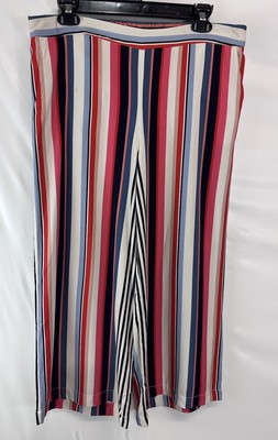 Tabitha Webb Lightweight Rayon Ankle Pants w Pockets Elastic Waist Size M