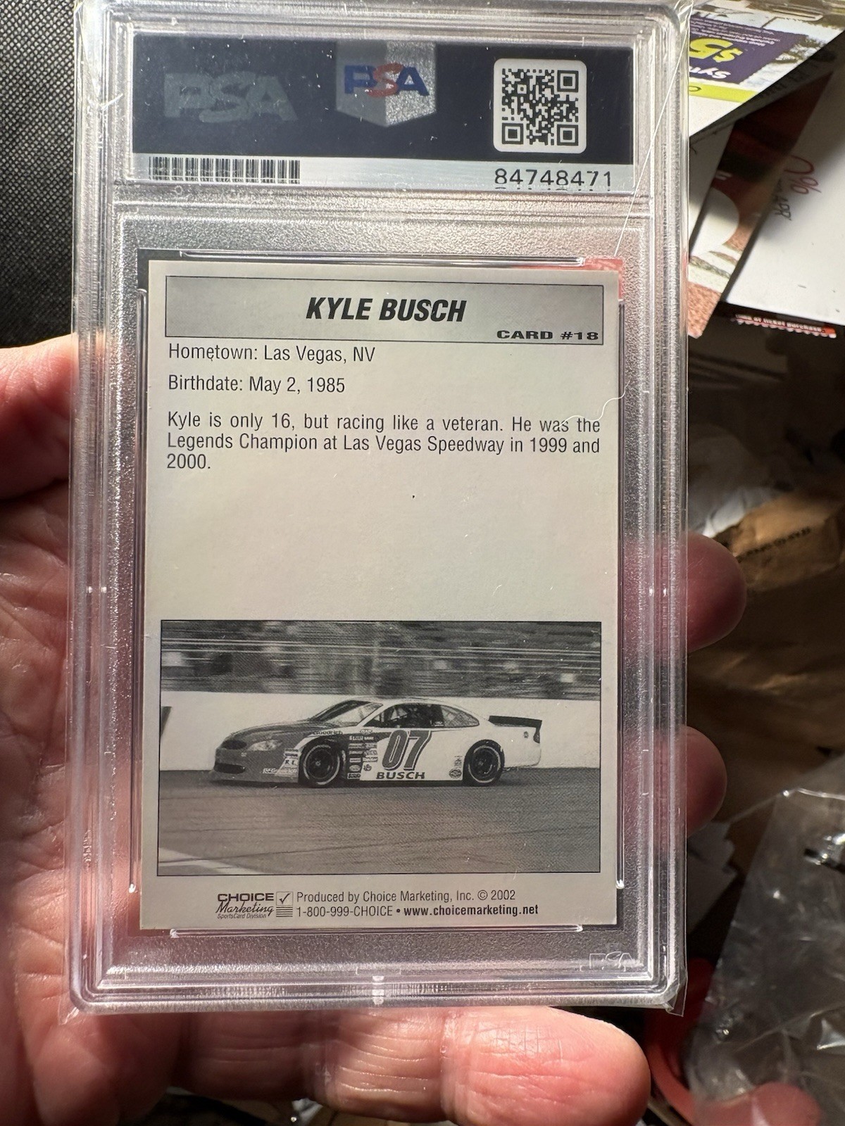 Panini Nascar Racing Kyle Busch Card Lot Of 4 view 3