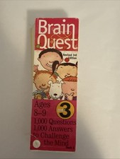 BRAIN QUEST Grade 3 AGES 8-9 1,000 Questions/Answers to Challenge the Mind Deck1