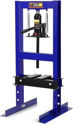 #ad 6 Ton Hydraulic Shop Press H Frame Garage Floor Shop Press Height Adjustable $91.19