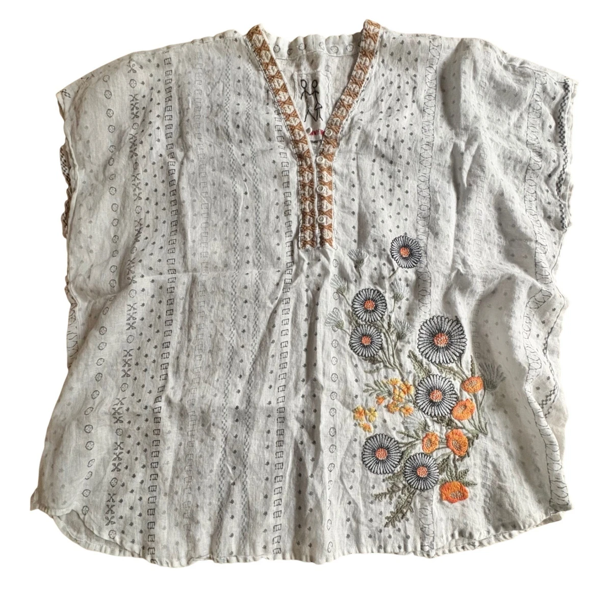 トップス RIV NOBUHIKO AMY EMBROIDERY TOP WHITE tops – iamibu