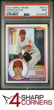 2018 TOPPS CHROME 1983 TOPPS #83T-6 SHOHEI OHTANI RC ANGELS PSA 9