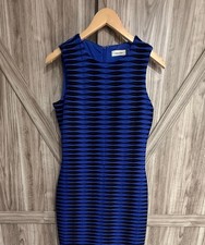 Women  s Calvin Klein Sleeveless Geometric Sheath Dress 4P