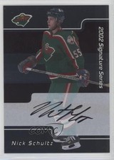 2001-02 ITG Be A Player Signature Series Auto Nick Schultz #214 Auto im4