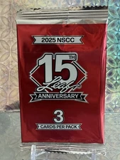 🔥🔥2025 Leaf 15th Anniversary - The National NSCC 3 Card Red Promo Pack🔥🔥
