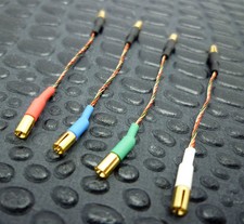 Nerve Audio Viscera Copper Litz Wire Headshell Leads Phono Set of 4