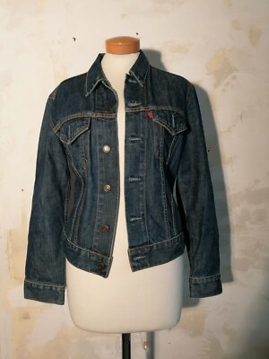 Jeansjacke Levis Gr S dark  blue Jeans stone washed Jacke Jeans Kurzjacke