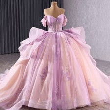 Purple Quinceanera Dresses Princess Shiny Sweet 15 16 Birthday Party Ball Gowns