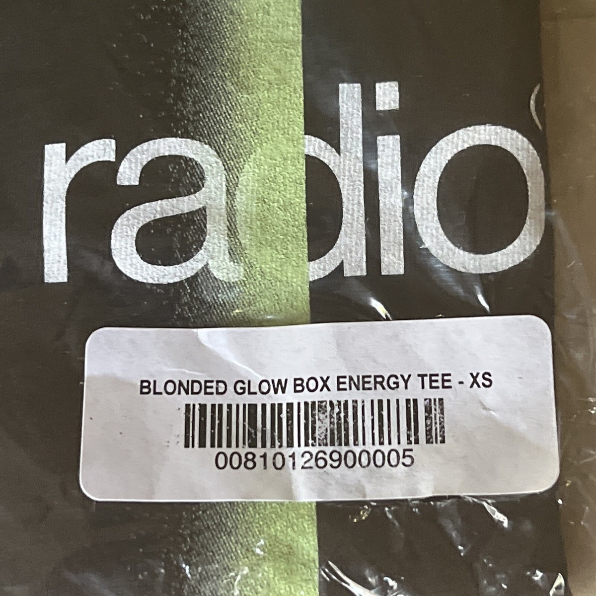 Frank Ocean NEW CLASSIC BOX LOGO ENERGY! Radio TEE MADE IN