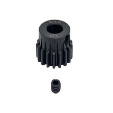 SpeedTek RC Heavy Duty Hardened Steel Mod 1 Pinion Gear 8mm Bore -17T