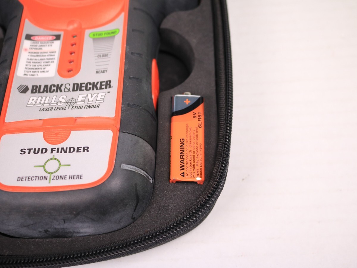 BLACK & DECKER BDL100S Bulls Eye Laser Level / Stud Metal