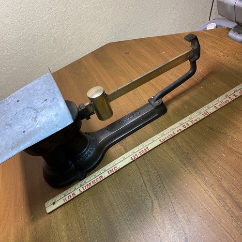 Howe Scale Post Office Brass Cast Iron Vtg Antique - Picture 9 of 11