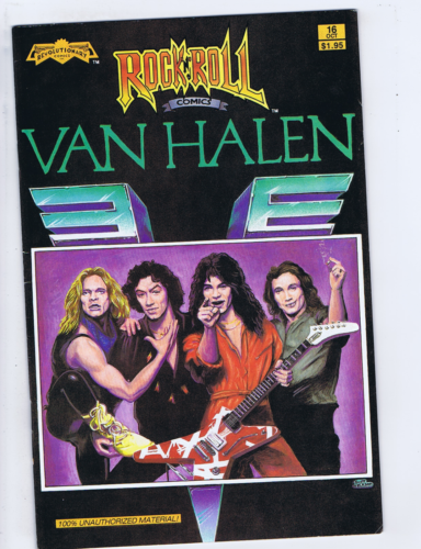 Van Halen #16 Revolutionary Comics Pub 1990 DAVID LEE ROTH SAMMY HAGAR - Picture 1 of 2