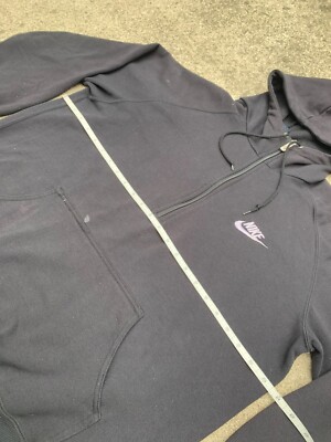 RARE Vintage 70s 80s NIKE Hoodie Quarter Zip small Swoosh Sz Large