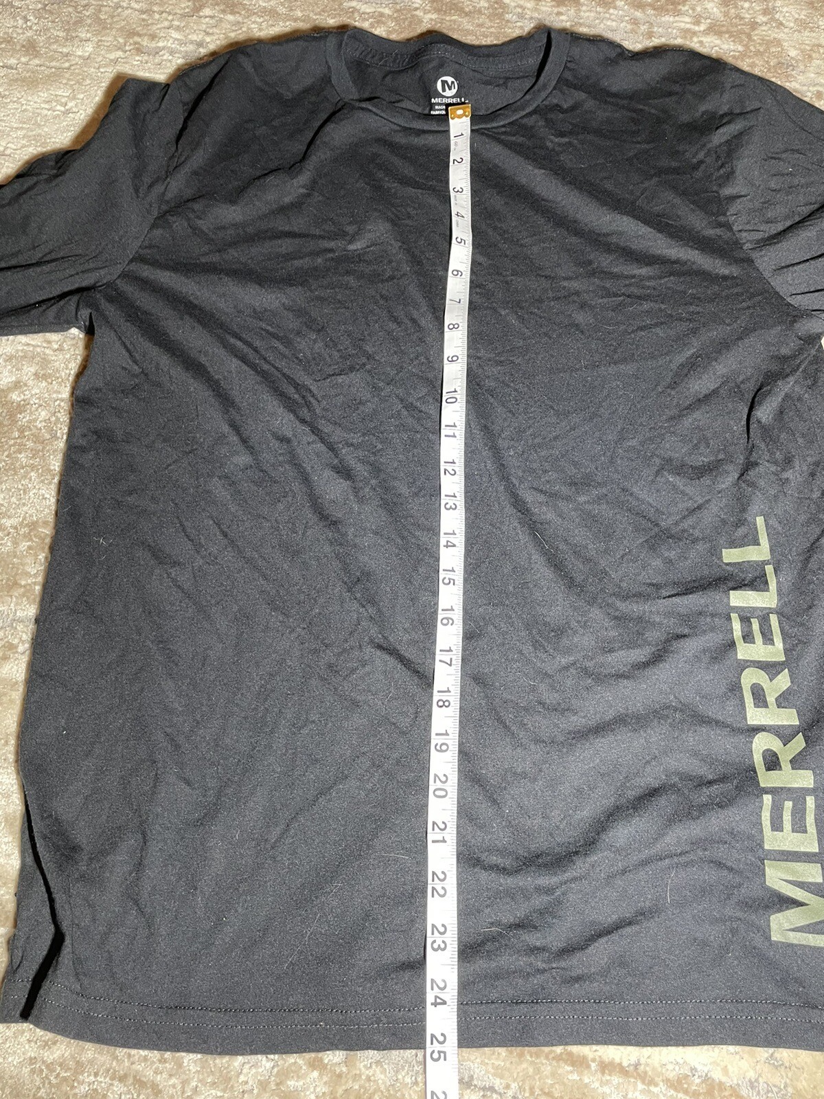 Merrell Gray Polyester Crew Neck Pullover Base La… - image 3