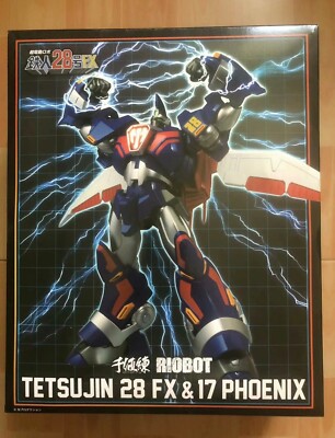 1000toys Riobot TETSUJIN 28 FX &17 Phoenix Mech Action Figures