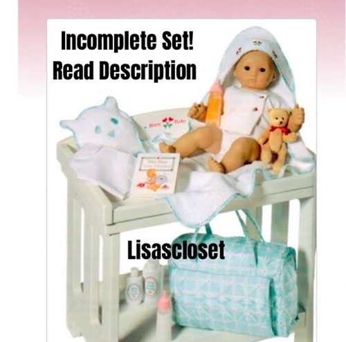 Incomplete Set! Pleasant Co Bitty Baby American Girl Doll Our New Baby LOT