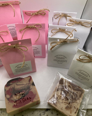 Chocolate Milk & Peppermint Mocha Milk Soap Bars - Assorted - Lot 10 Bars
