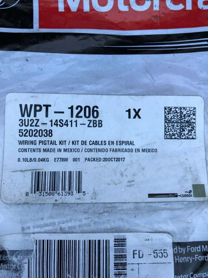 CONECTOR MÓDULO DE CONTROL LIMPIAPARABRISAS MOTORCRAFT PARA FORD EXPLORER 1995-2001 Foto 3 de 3