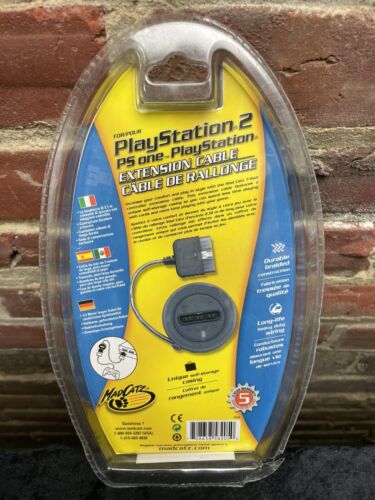 Madcatz Extension PlayStation-PS2- PS1 Extension Cable 7 Foot * NEW SEALED - Picture 4 of 7