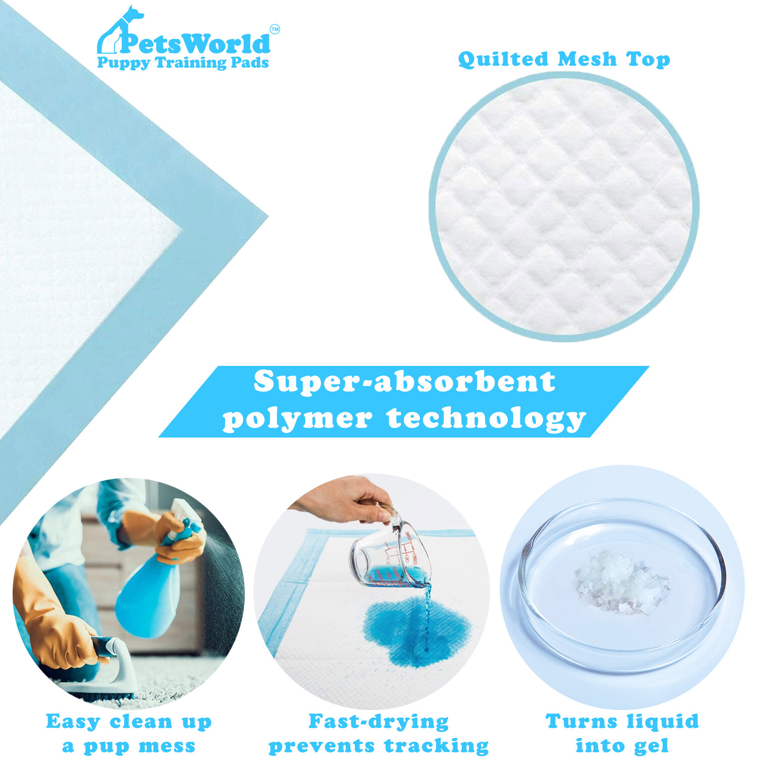 PETSWORLD Gigantic Dog Training & Potty Pads (36x36 inch), 150 Count eBay