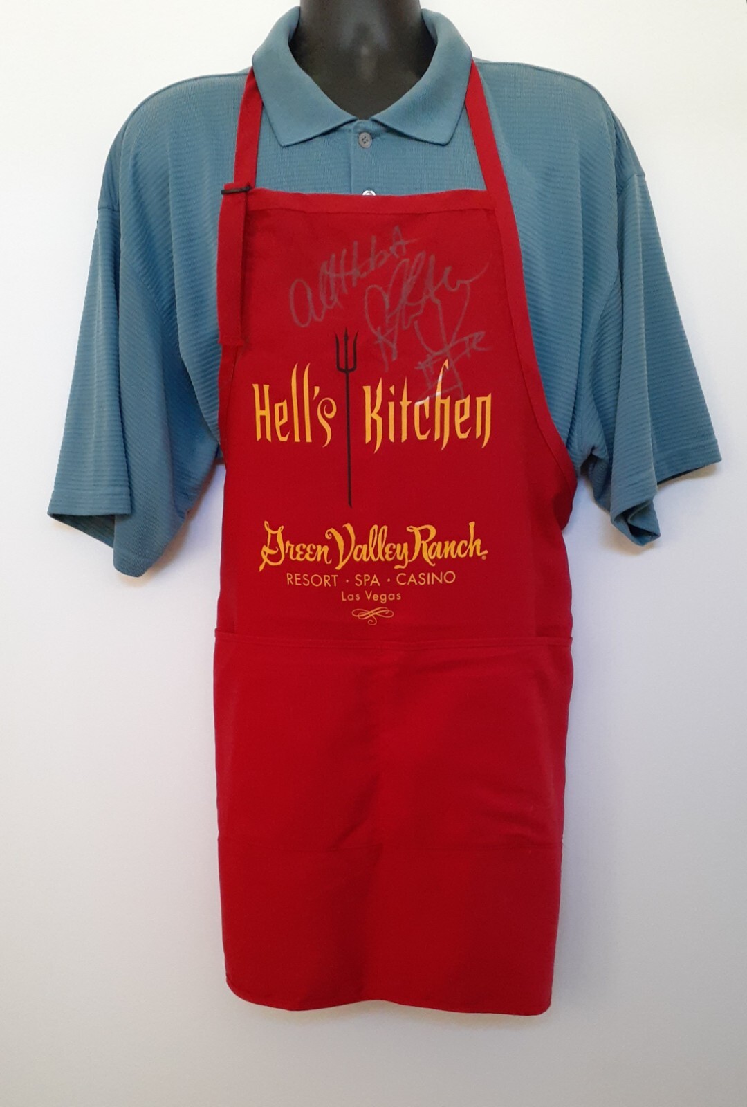Rare Hell's Kitchen Chef Apron Signed by Heather West Season 2 Winner | eBay