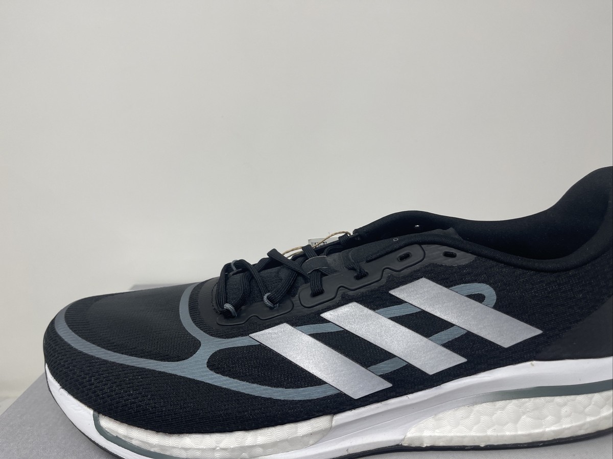 Size 12 - adidas Supernova+ Black Silver Metallic for sale 