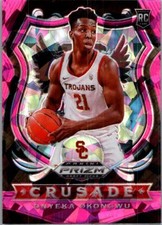2020 Panini Prizm Draft Picks Collegiate #85 Onyeka Okongwu Pink Ice