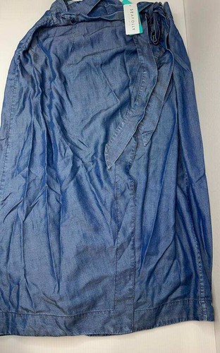 SEAFOLLY NEW WITH TAGS LADIES INKA GYPSY CHAMBRAY SKIRT SIZE M - Picture 6 of 7