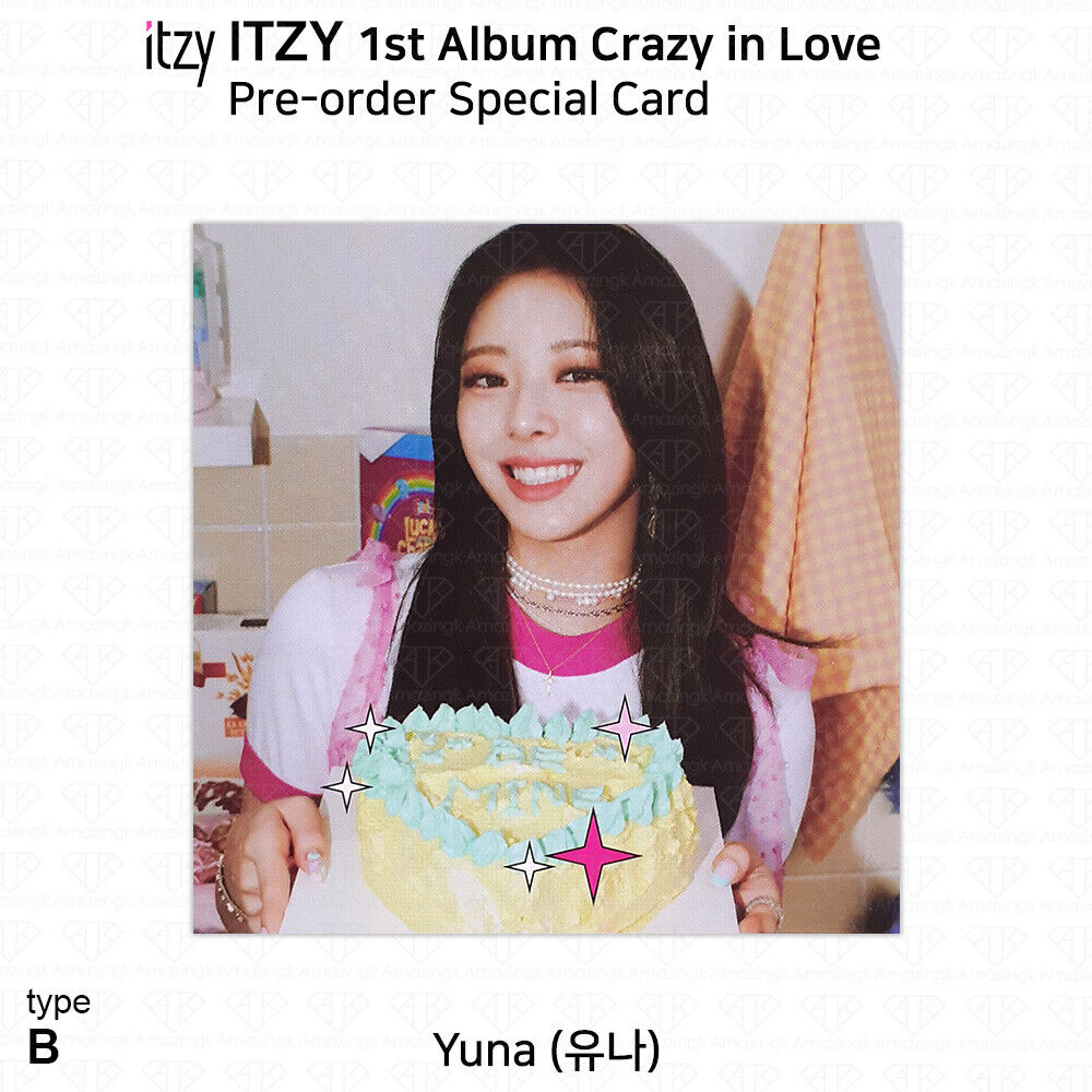 ITZY 1st Album Crazy In Love Official Polaroid Stand Pre-order Photocard  KPOP