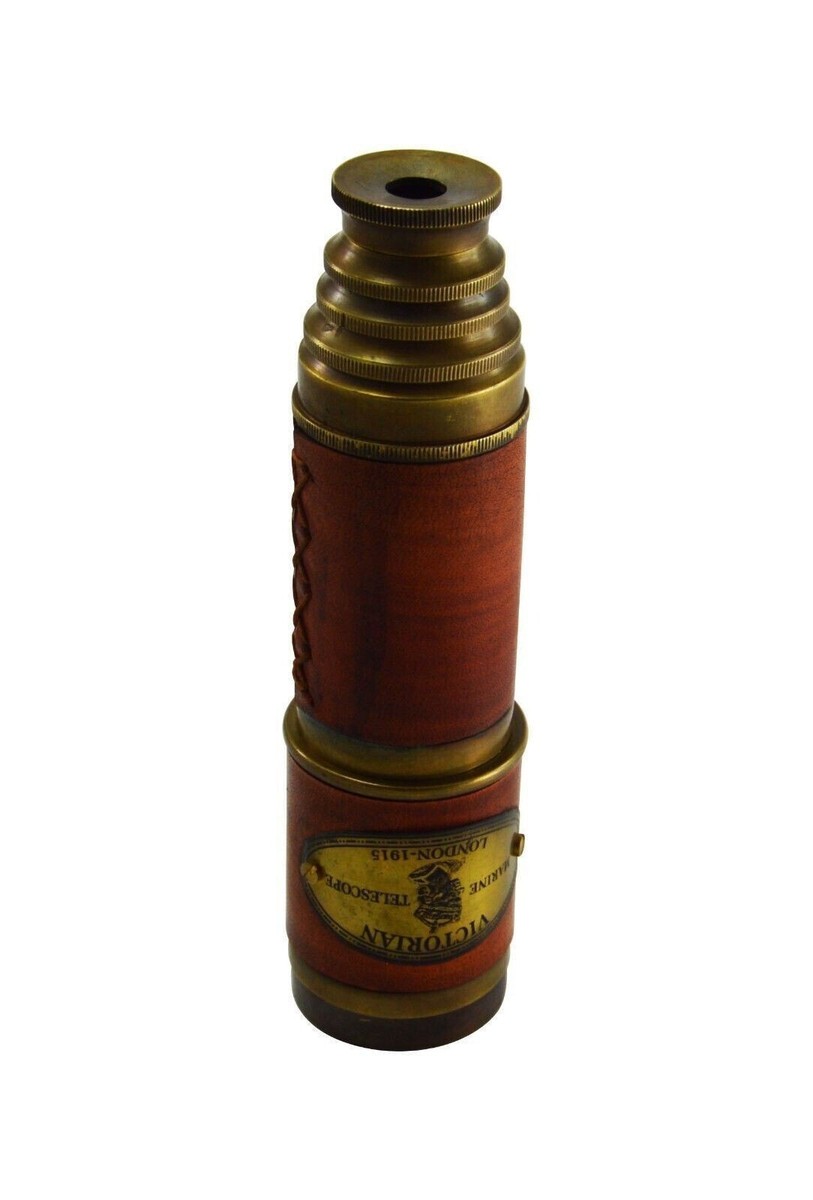 Victorian Marine London Telescope Spyglass Gift Vintage Brass 18