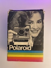 Vintage MINT  Polaroid  The Button  Camera in Box w/ Manual  2 FlashBar II