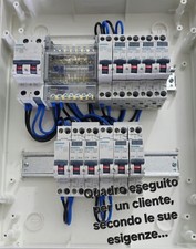 Centralino 24 Moduli Cablato Quadro Elettrico Appartamento/villa