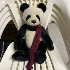 Charlie Bears Secret Collection Chopstix a 17 inch Panda from 2013