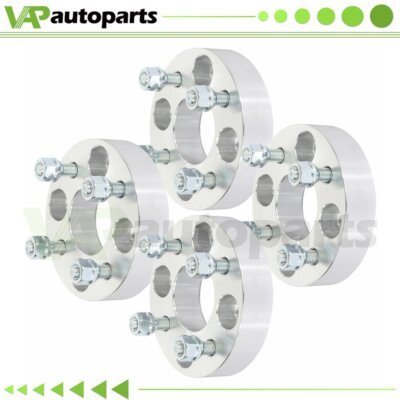 4Pcs 1.25'' Wheel Spacers 4x100 Fits Toyota Honda Civic Fit Chevrolet Aveo 12x1.5